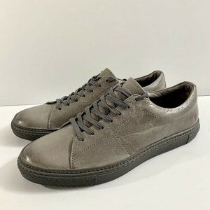 NEW! Frye Essex Men's Leather Grey Sneakers Sz 12